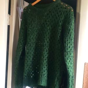 Isabel Marant Green mohair sweater